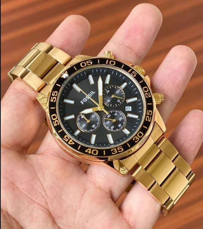 WhatsApp Image 2026-02-03 at 2.14.35 PM (2) Fossil Bronson Black dial