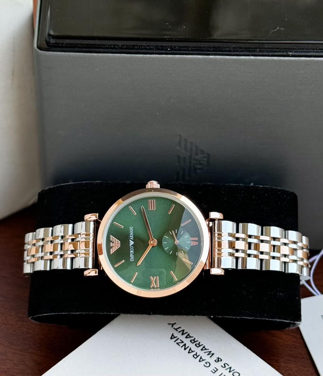 WhatsApp Image 2026-03-23 at 1.56.34 PM (2) Emporio Armani Slim green dial
