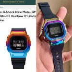 Casio G Shock Rainbow 7A Unisex Watch