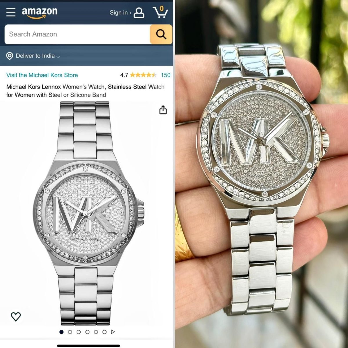 Buy michael Kors first copy watch India