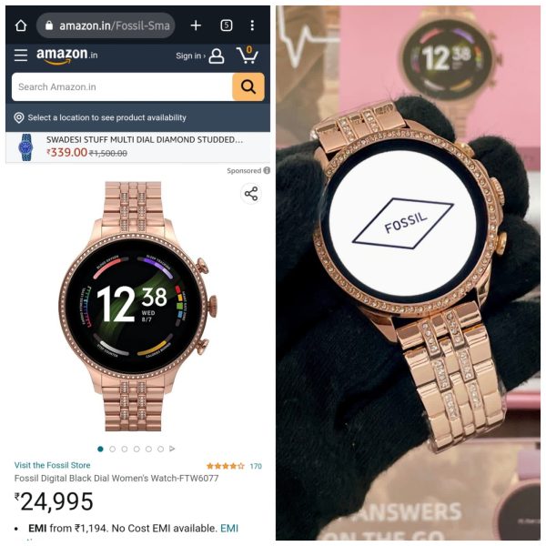 Buy Fossil first copy watch India