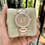 Michael Kors logo Rose Dial