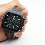 Gucci Square Date Display Men Watch