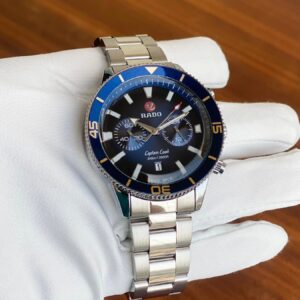 First Copy Rado Silver Blue Dial
