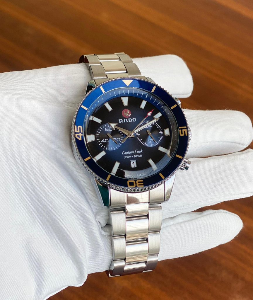 First Copy Rado Silver Blue Dial