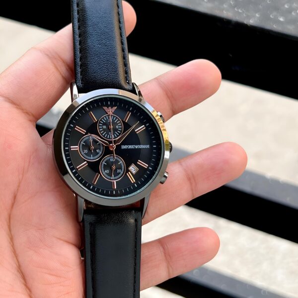 Emporio Armani Watch Leather Strap