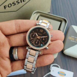 Fossil #Model name-Series Carlie #Model no:ES4542 #For her #7AA Premium collection