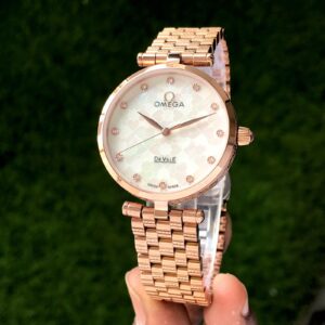 # Omega # For Her  # 7AA Premium Series # Model - Women's Rose Gold Collection # Dial Size - 32mm