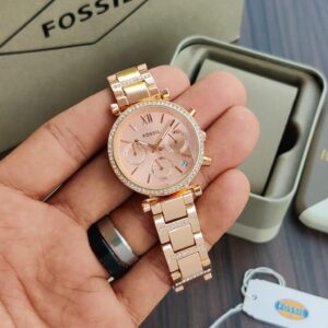 Fossil #Model name-Series Carlie #Model no:ES4542 #For her #7AA Premium collection