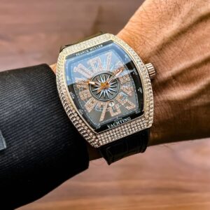 Brand-Franck Muller Model-YachTing Quality-7A Gender-Men’s  Band-Black