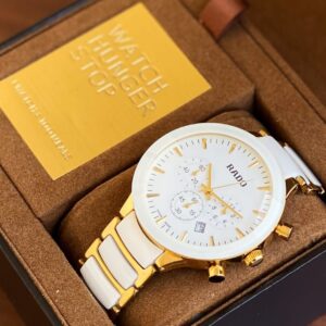 Rado White Gold Watch First Copy