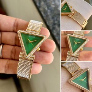 GUESS Golden Green Watch
