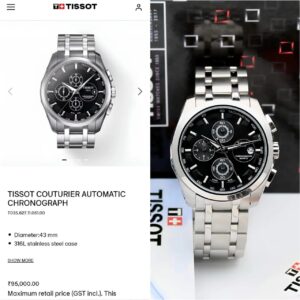 # Tissot Premium # For Men # 7AA Premium Collection  # Dial Size - 43mm