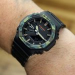 G-shock For Men Part No Ga-2100 Drive system Digital Material: case Resin Material: bel Resin