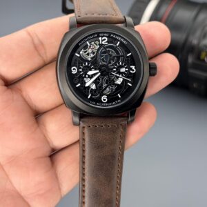 Brand-Radiomir Panerai Model-Rp Quality-7a Gender-Men’s  Band-Brown  Dial-Black