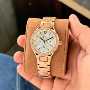 Fossil Eevie Collection Silver White dial