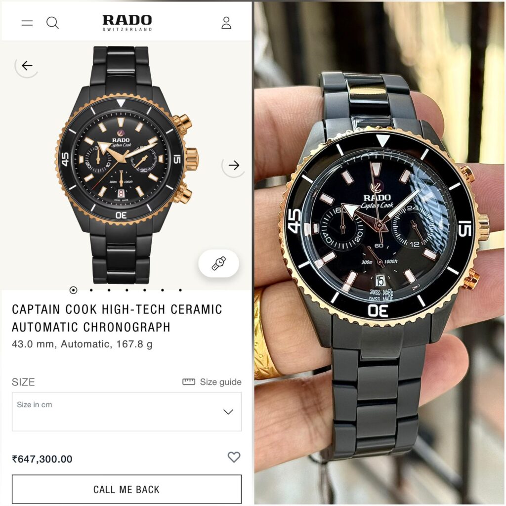 Rado Captain Cook High-Tech Ceramic Chronograph