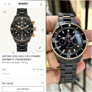Rado Captain Cook High-Tech Ceramic Chronograph