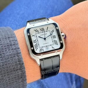 Cartier Santos white gradient Dial