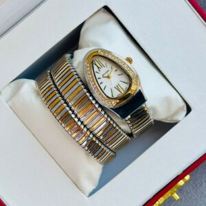 Bvlgari Serpenti Gold Twotone Braslet