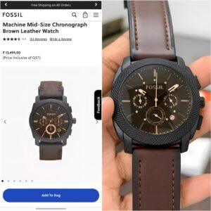 Fossil FS4656 chronograph machinery