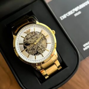 Emporio Armani gold case