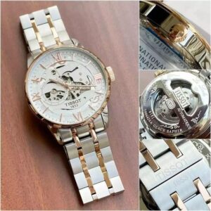 Tissot Silver & Rose gold case