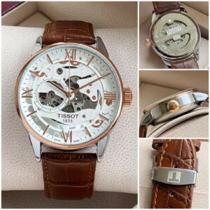 Tissot Lelocle  Brown Leather Strap