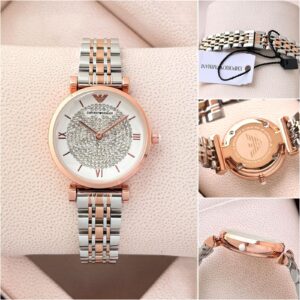 Emporio Armani White Diamond Dial