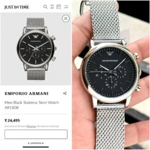 Emporio Armani Black Dial