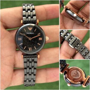  Emporio Armani Black Dial