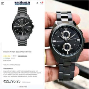 Armani Black Dial