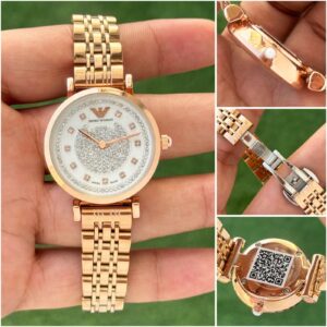  Emporio Armani Rose Gold Diomand